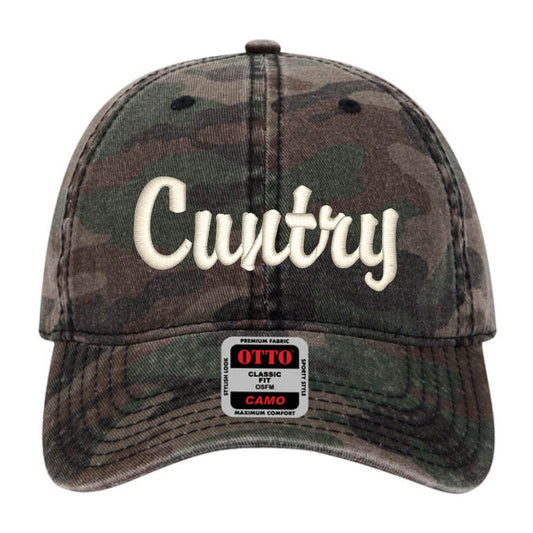 CUNTRY Camo Garment Washed Hat