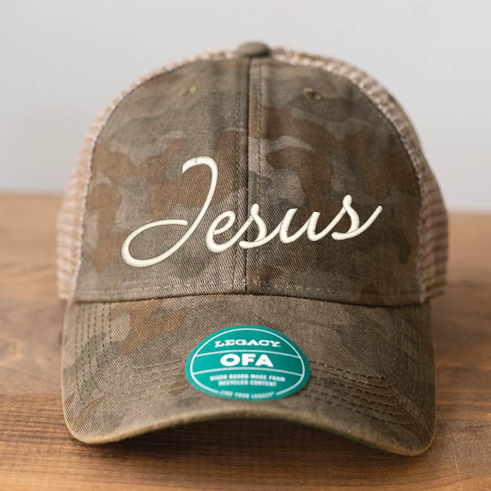 Jesus Legacy Java Camo Mesh Back Unstructured Cap (Copy)