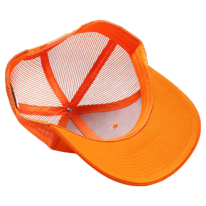 Cambridge Structured Trucker Mesh Back Cap-Custom Embroidered Text
