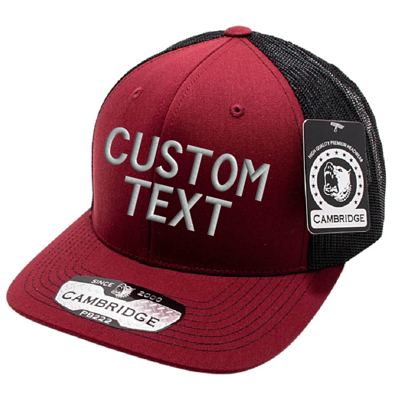 Front Burgundy Black