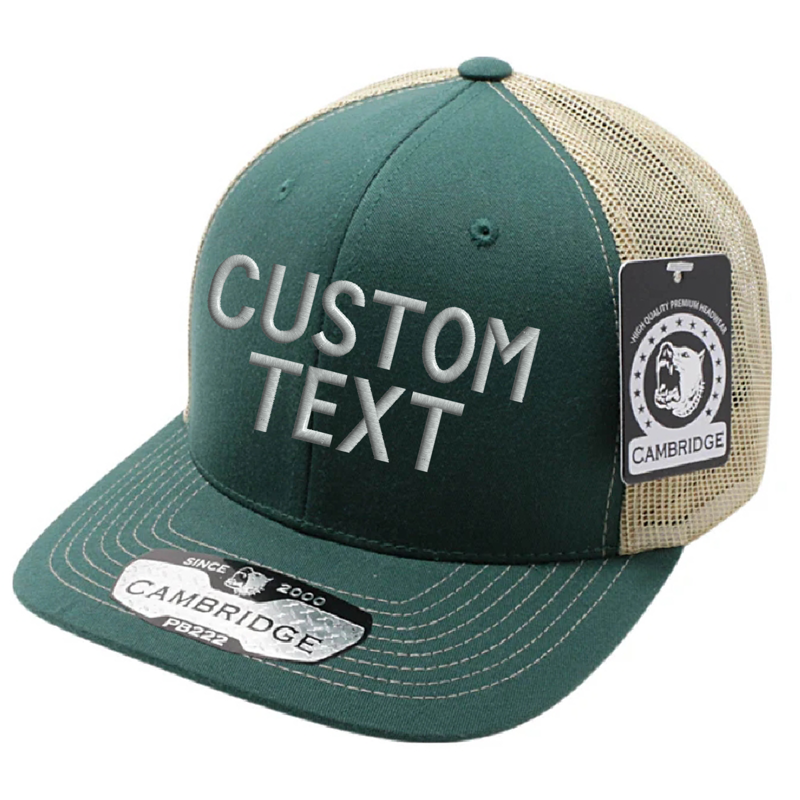 Front Dark Green Beige