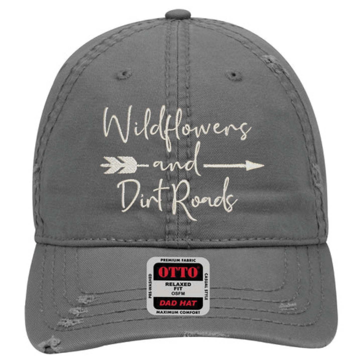 Wildflowers and Dirtroads Distressed Hat