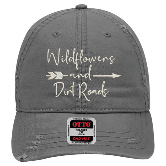 Wildflowers and Dirtroads Distressed Hat