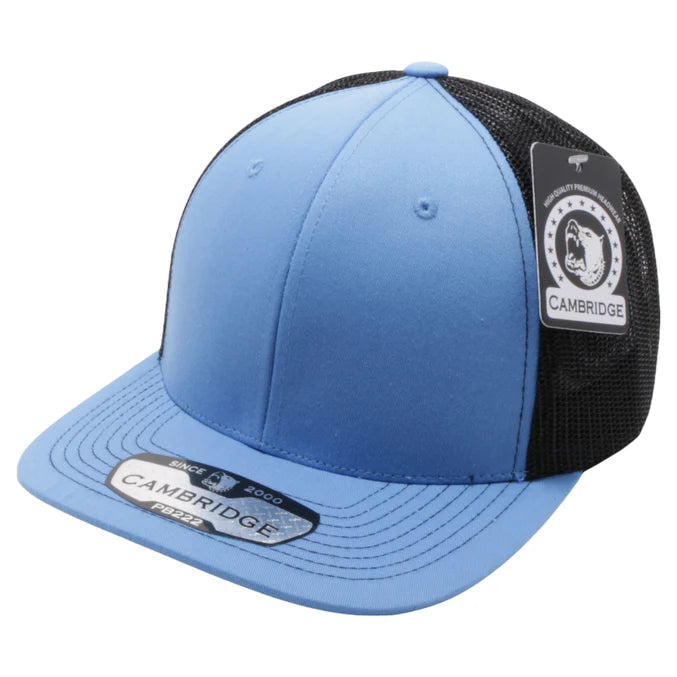 Cambridge Structured Trucker Mesh Back Cap-Custom Embroidered Text