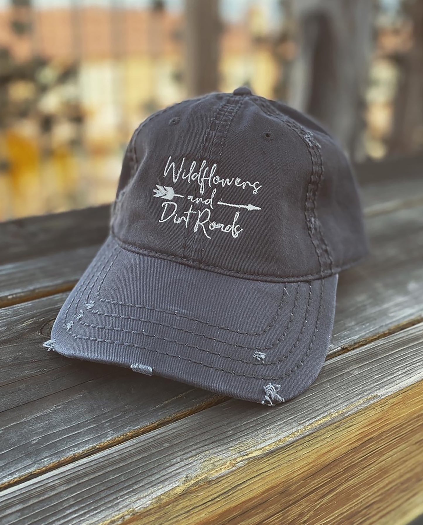 Wildflowers and Dirtroads Distressed Hat